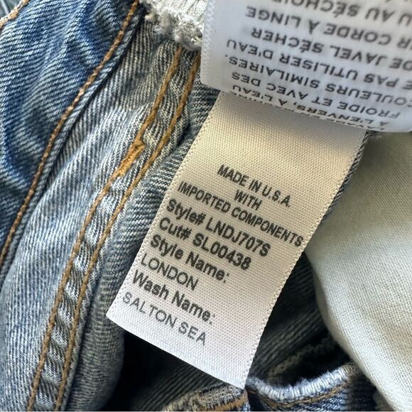 SLRVLAKE Women’s straight Leg Blue Denim Jeans Size 26 - Picture 6 of 7